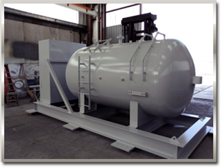 Double wall stainless steel ASME Code pressure vessel